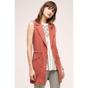 Anthropologie Elevenses Old Town Vest NWOT